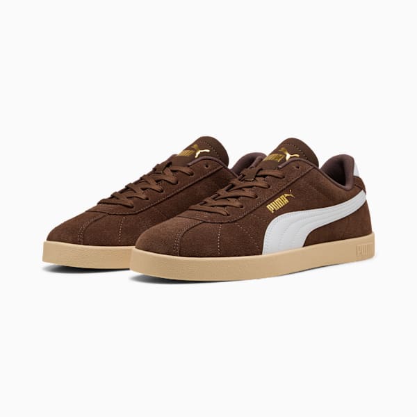 PUMA Club II Suede Sneakers Unisex, Flat Bronze-PUMA White-PUMA Gold, large-ZAF