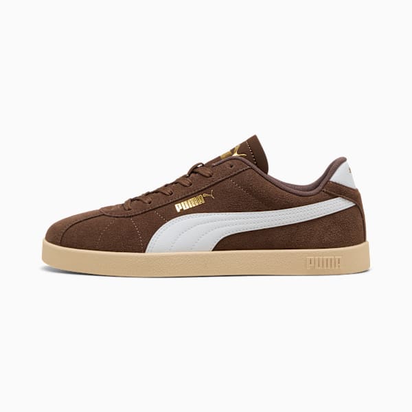 PUMA Club II Suede Sneakers Unisex, Flat Bronze-PUMA White-PUMA Gold, large-ZAF