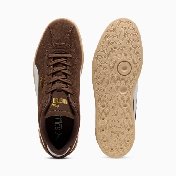 PUMA Club II Suede Sneakers Unisex, Flat Bronze-PUMA White-PUMA Gold, large-ZAF