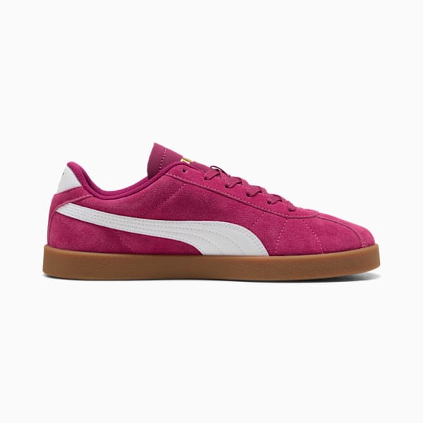 PUMA Club II Suede Sneakers Unisex, Berry-PUMA White-PUMA Gold, large-ZAF
