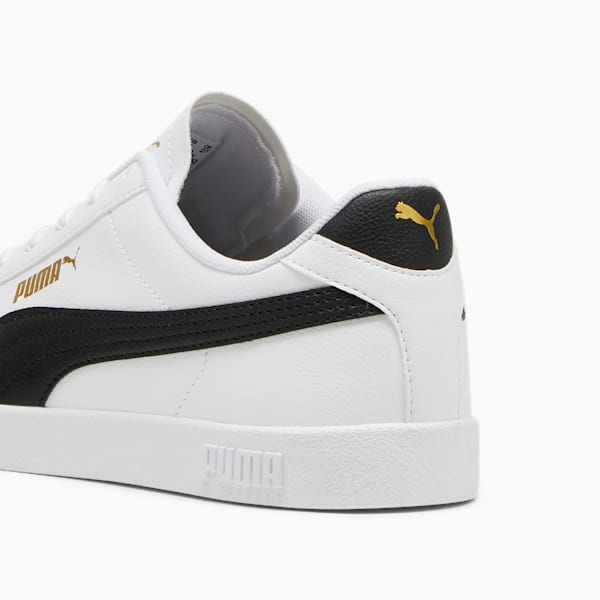 PUMA Club II Sneakers Unisex, PUMA White-PUMA Black-PUMA Gold, large-ZAF