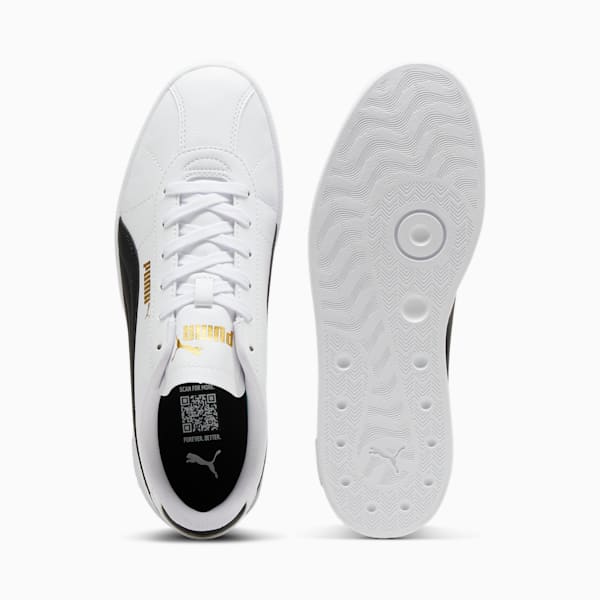 PUMA Club II Sneakers Unisex, PUMA White-PUMA Black-PUMA Gold, large-ZAF