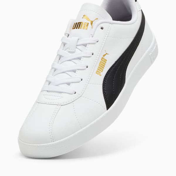 PUMA Club II Sneakers Unisex, PUMA White-PUMA Black-PUMA Gold, large-ZAF