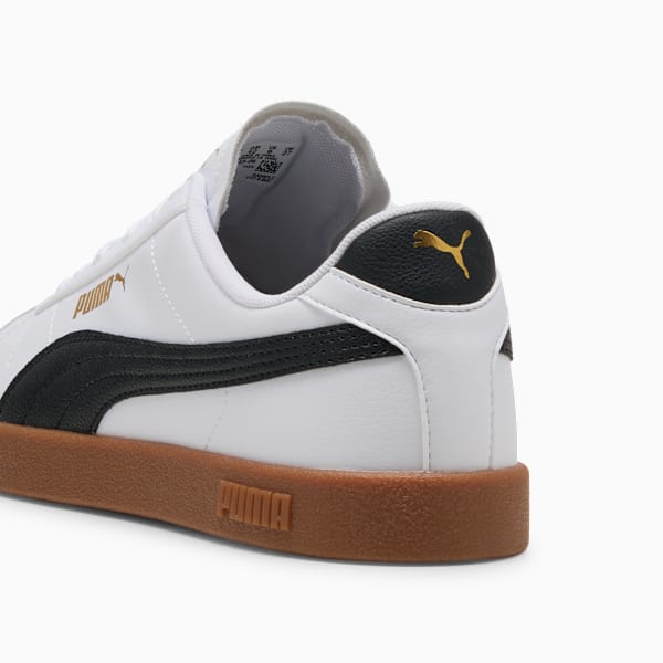 PUMA Club II Sneakers Unisex, PUMA White-PUMA Black-Gum, large-ZAF
