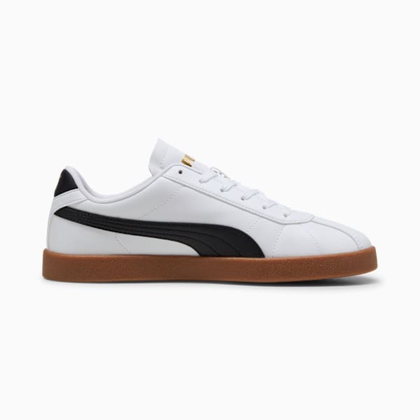 PUMA Club II Sneakers Unisex, PUMA White-PUMA Black-Gum, large-ZAF