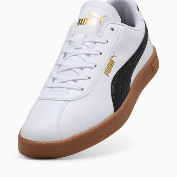 PUMA Club II Sneakers Unisex, PUMA White-PUMA Black-Gum, large-ZAF