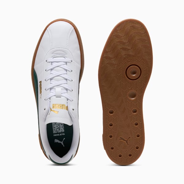 PUMA Club II Sneakers Unisex, PUMA White-Dark Myrtle-Gum, large-ZAF