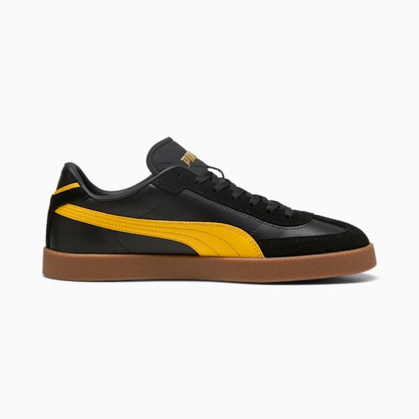 PUMA Club II Era Sneakers Unisex, PUMA Black-Yellow Sizzle-Gum, large-ZAF