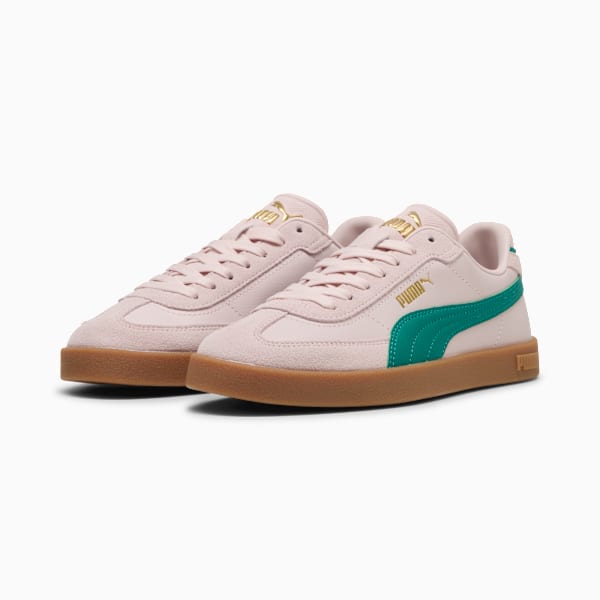 PUMA Club II Era Sneakers Unisex, Mauve Mist-Wild Green, large-ZAF
