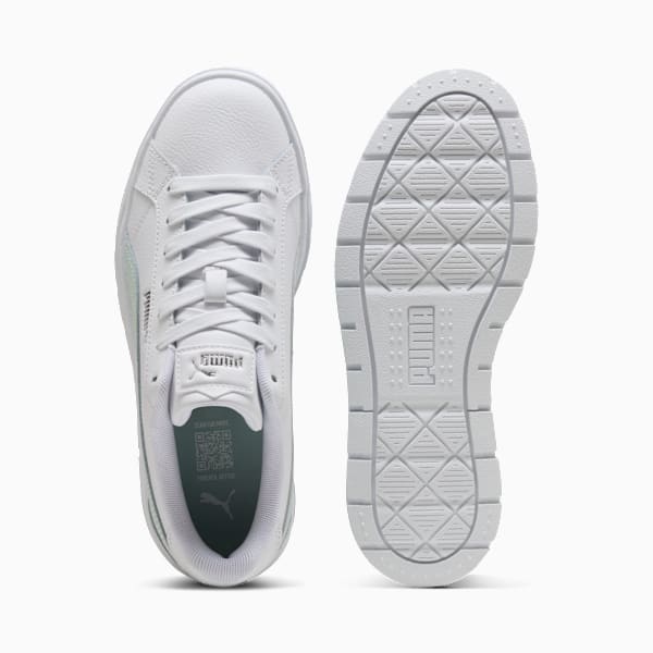 Zapatillas Karmen II Cuero para mujer, PUMA White-Peaceful Blue, large-ARG
