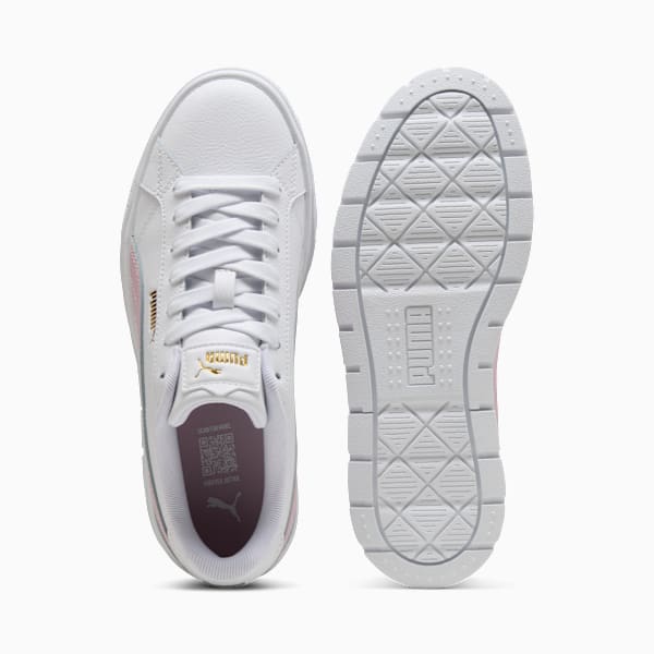 Zapatillas Karmen II Cuero para mujer, PUMA White-Rose Mauve, large-ARG