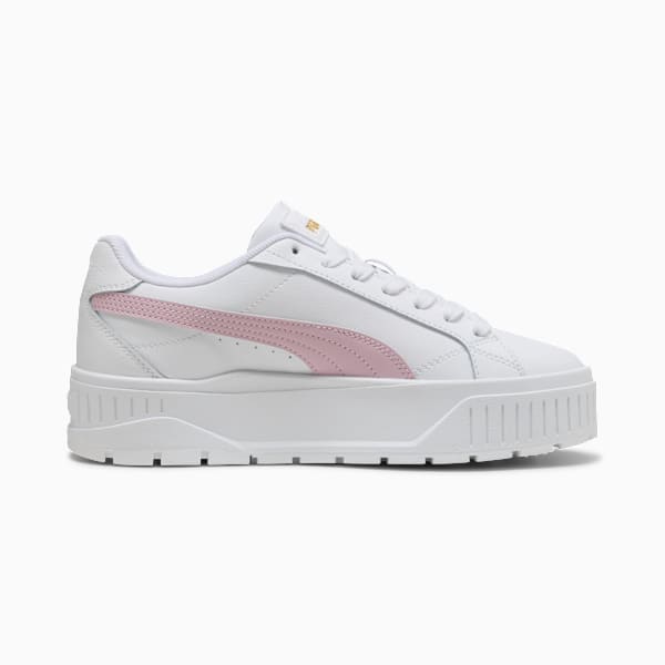 Zapatillas Karmen II Cuero para mujer, PUMA White-Rose Mauve, large-ARG