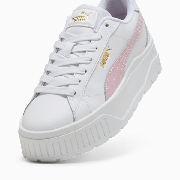 Zapatillas Karmen II Cuero para mujer, PUMA White-Rose Mauve, large-ARG