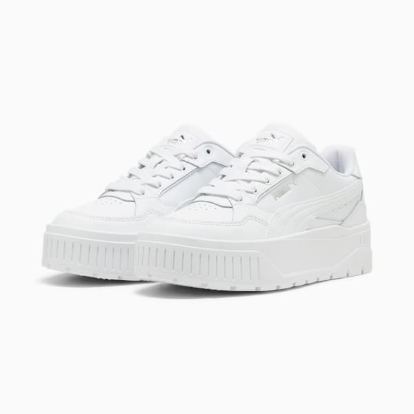 Zapatillas Karmen II Idol para mujer, PUMA White-PUMA White-PUMA Silver, large-ARG