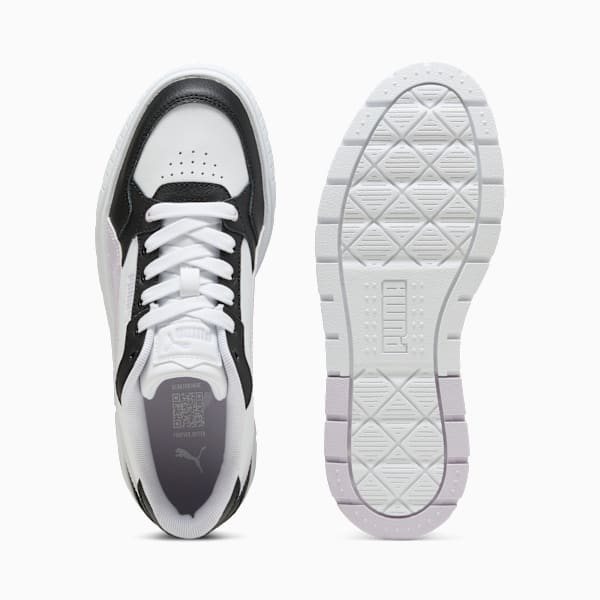 Zapatillas Karmen II Idol para mujer, PUMA White-Lilac Frost-PUMA Black, large-ARG