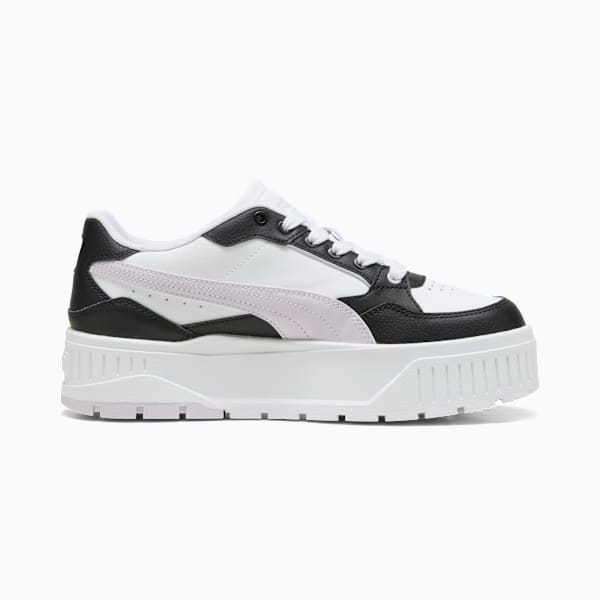 Zapatillas Karmen II Idol para mujer, PUMA White-Lilac Frost-PUMA Black, large-ARG