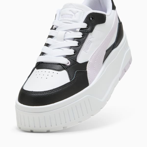 Zapatillas Karmen II Idol para mujer, PUMA White-Lilac Frost-PUMA Black, large-ARG
