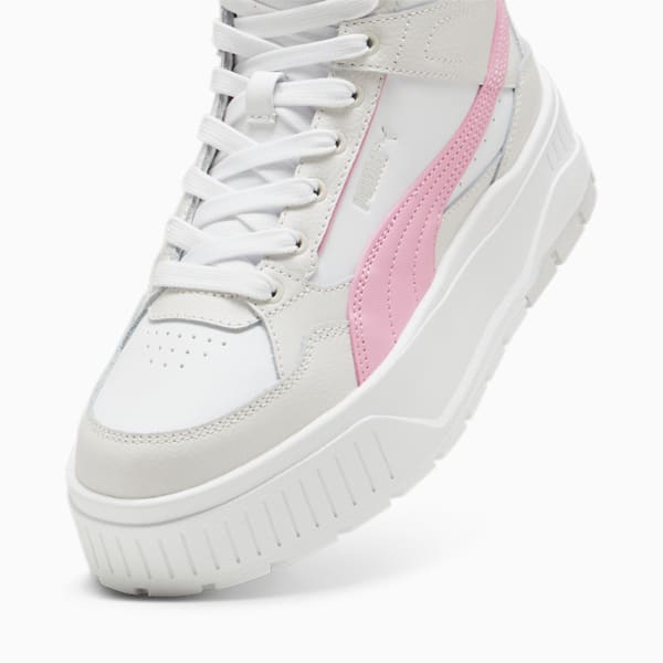 Zapatillas Karmen II Idol Mid para mujer, PUMA White-Mauve Mist-Feather Gray, large-ARG