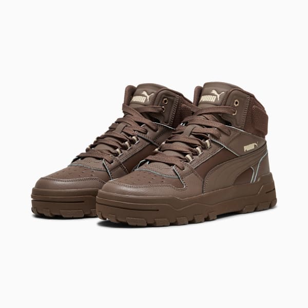 Rebound Abrupt Sneakers Unisex, Flat Bronze-Canvas-PUMA White, large-ZAF