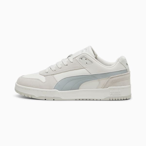 Rebound Game Low Suede Sneakers Unisex, Glacial Gray-Cool Mid Gray-Feather Gray, large-ZAF