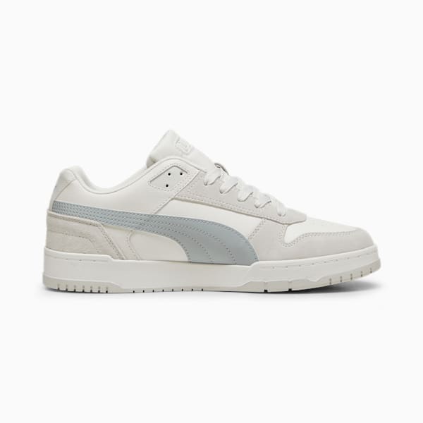 Rebound Game Low Suede Sneakers Unisex, Glacial Gray-Cool Mid Gray-Feather Gray, large-ZAF