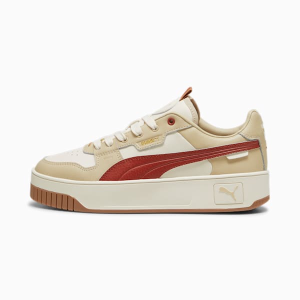 Carina Street Lux Sneakers Women, Alpine Snow-Mars Red-Toasted Almond, large-ZAF