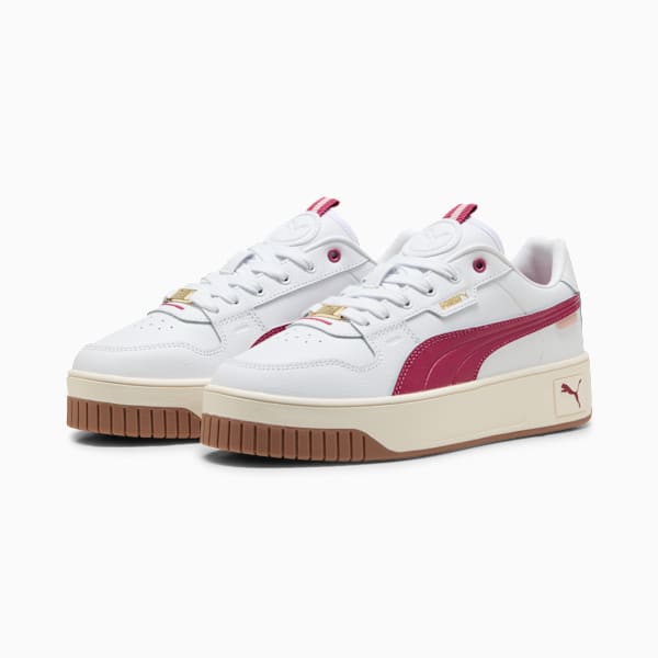 Carina Street Lux Sneakers Women, PUMA White-Port-PUMA Gold, large-ZAF