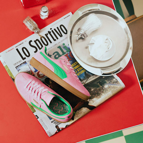 Palermo Special Sneakers Unisex, Pink Delight-PUMA Green-Gum, large-ZAF
