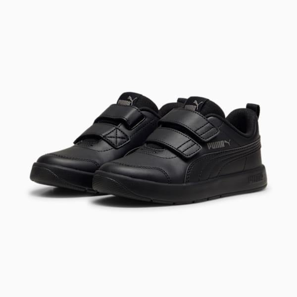 Courtflex V3 Sneakers Kids, PUMA Black-PUMA Black-Cast Iron, large-MEX