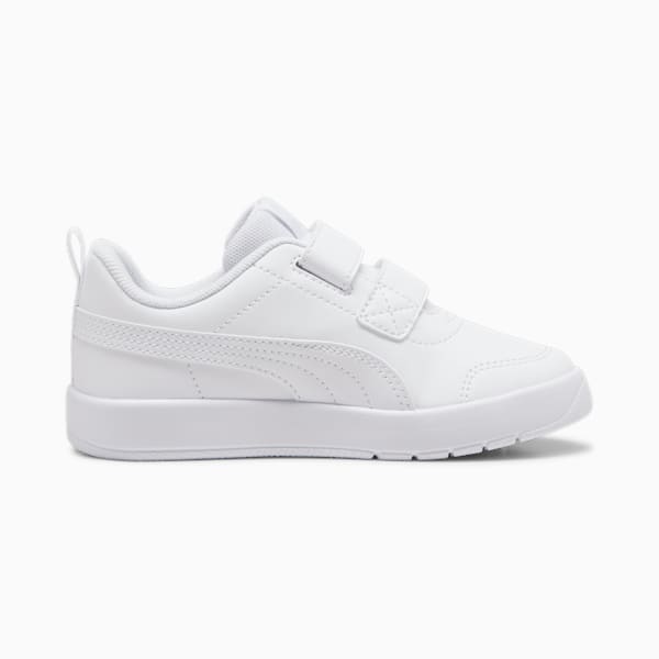 Courtflex V3 Sneakers Kids, PUMA White-PUMA White-Silver Mist, large-MEX