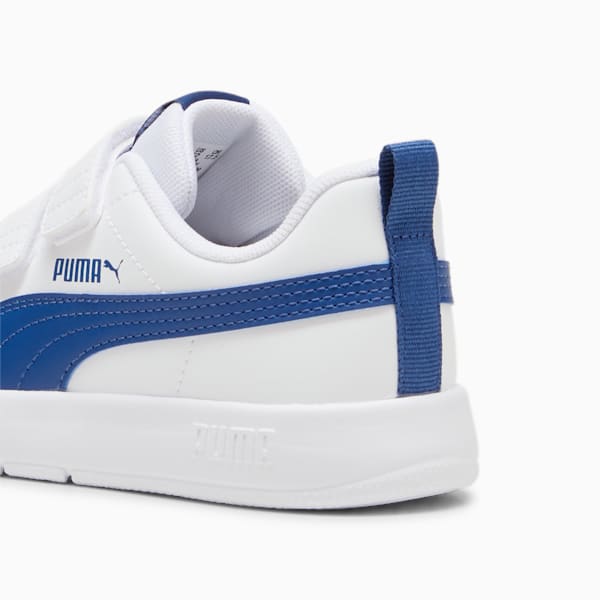 Tenis Courtflex V3 para niños, PUMA White-Clyde Royal, large-MEX