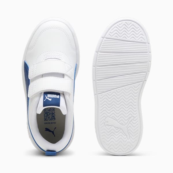 Tenis Courtflex V3 para niños, PUMA White-Clyde Royal, large-MEX