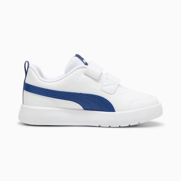 Tenis Courtflex V3 para niños, PUMA White-Clyde Royal, large-MEX