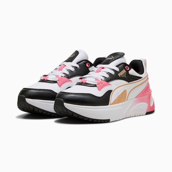 R78 Disrupt Sneakers Women, PUMA Black-Warm Beige-PUMA White, large-ZAF