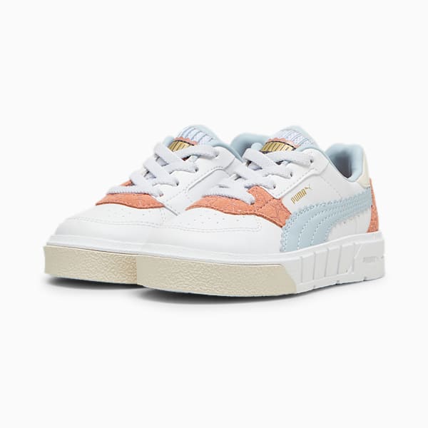 Cali Court Offside Sneakers Toddler, PUMA White-Deeva Peach, large-ZAF