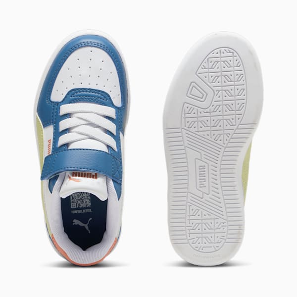 Caven 2.0 PUMA FC Sneakers Kids, Blue Horizon-Pistachio Green-PUMA White, large-ZAF