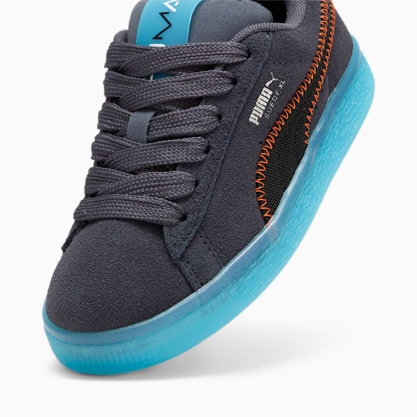 Suede XL Artificial Friends Sneakers Kids, Galactic Gray-Bright Aqua, large-ZAF