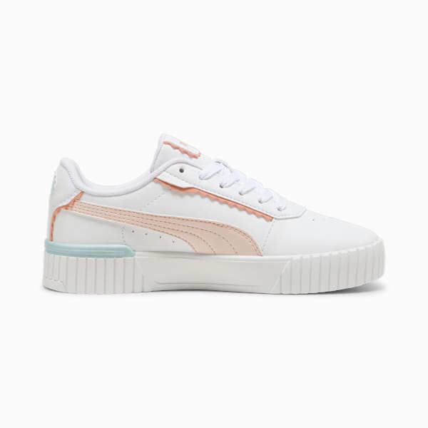 Carina 2.0 Off Side Sneakers Youth, PUMA White-Island Pink-Frosted Dew, large-ZAF