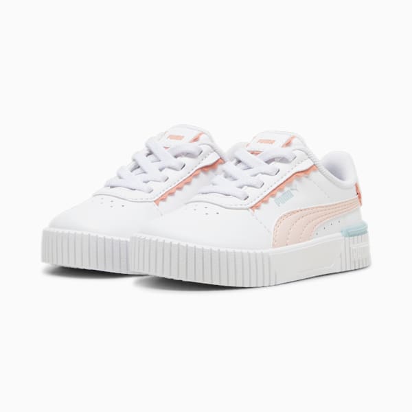Carina 2.0 Off Side Sneakers Toddlers, PUMA White-Island Pink-Frosted Dew, large-ZAF