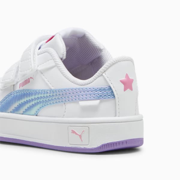 Tenis Carina Street Bouncy Sky V para infantes, PUMA White-Lavender Alert, large-MEX