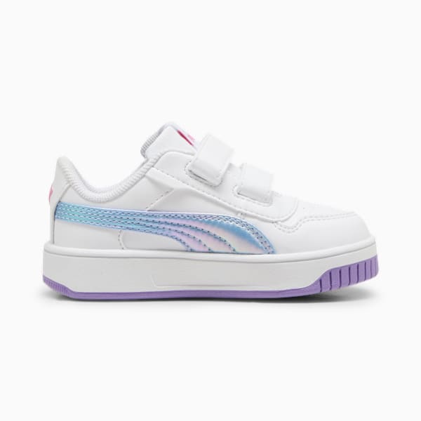 Tenis Carina Street Bouncy Sky V para infantes, PUMA White-Lavender Alert, large-MEX