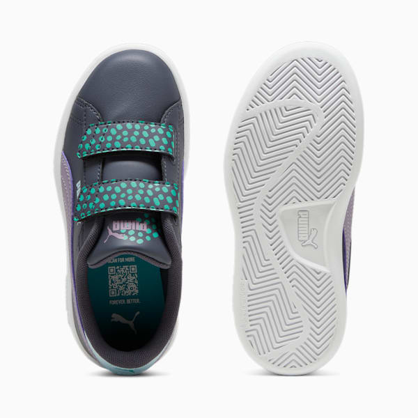Tenis Smash 3.0 FC V para niños, Galactic Gray-Pale Plum-PUMA White, large-MEX