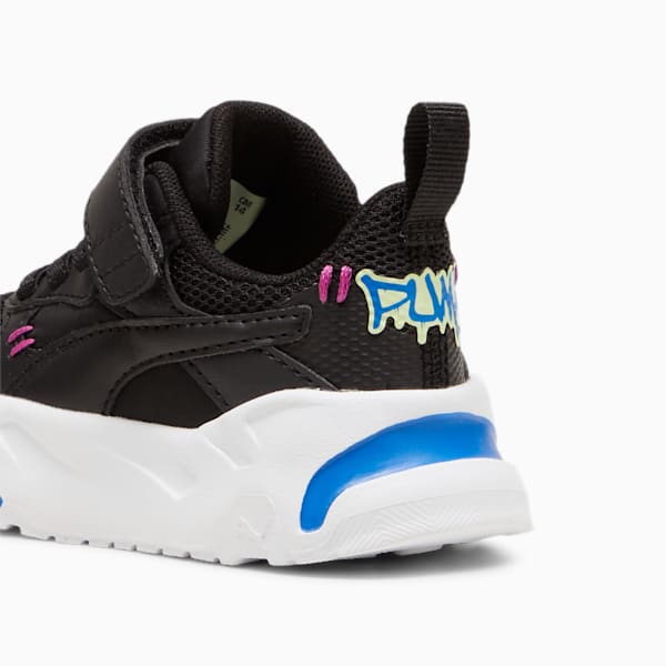 Trinity Mid 90s Sneakers Toddlers, PUMA Black-PUMA Black-Cool Cucumber-Hyperlink Blue, large-ZAF