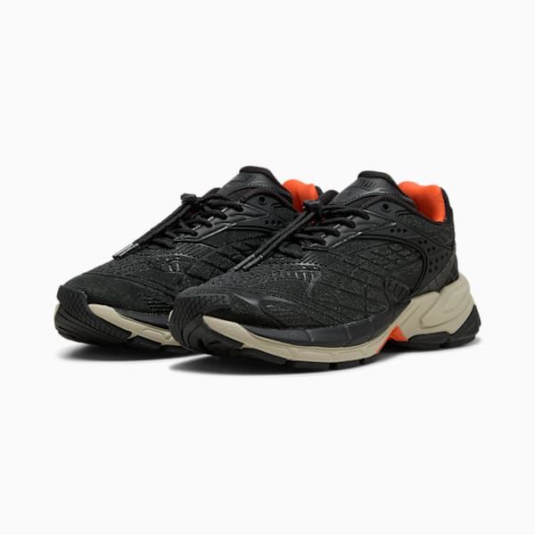Velophasis Untergrund Sneakers Unisex, PUMA Black-Desert Dust, large-ZAF