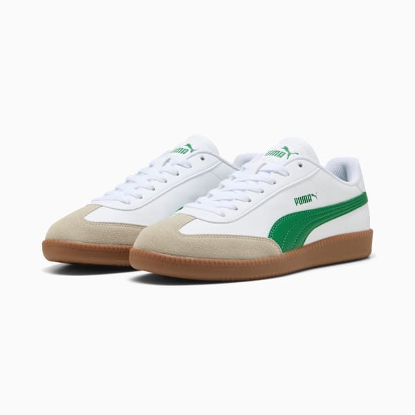 PUMA 9-T Sneakers Unisex, PUMA White-Archive Green-Desert Dust, large-ZAF