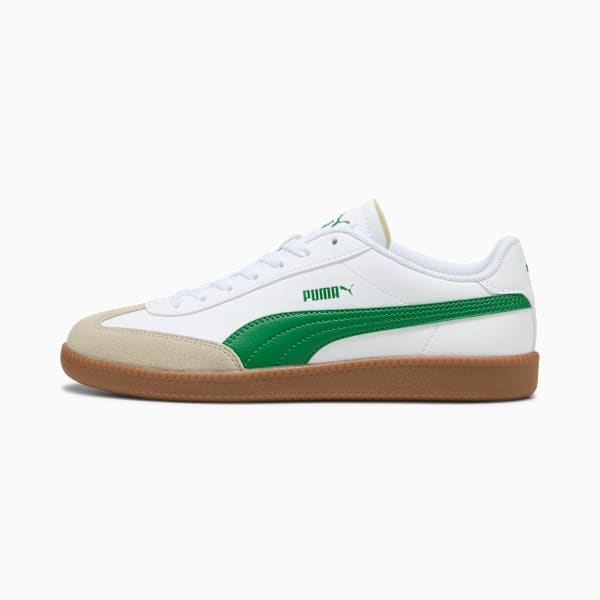 PUMA 9-T Sneakers Unisex, PUMA White-Archive Green-Desert Dust, large-ZAF
