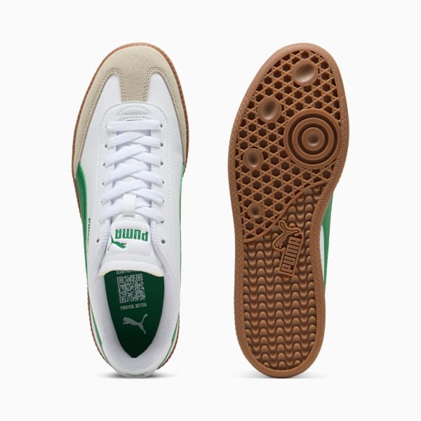 PUMA 9-T Sneakers Unisex, PUMA White-Archive Green-Desert Dust, large-ZAF