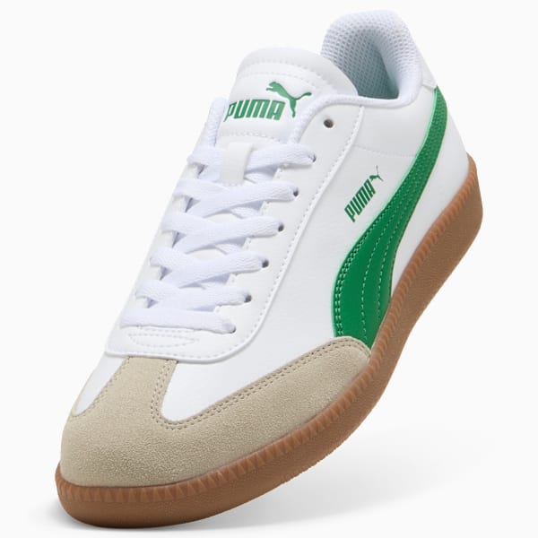 PUMA 9-T Sneakers Unisex, PUMA White-Archive Green-Desert Dust, large-ZAF