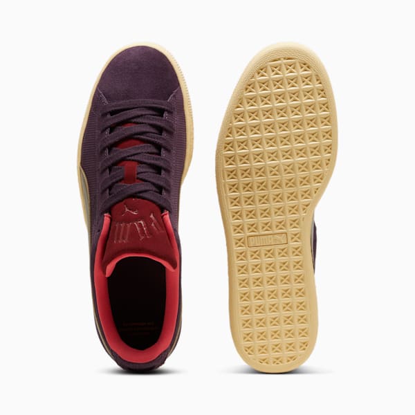 PLAY LOUD Suede Sneakers Unisex, Midnight Plum-Chamomile, large-ZAF