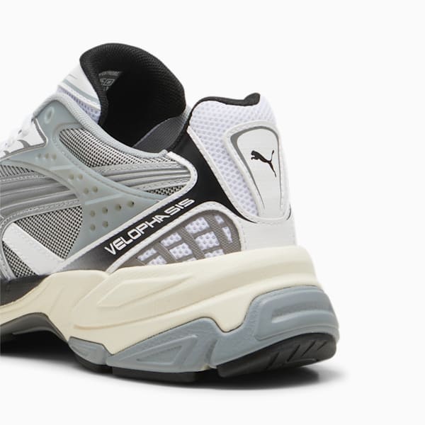Tenis deportivas Velophasis nacidas en la década de 2000, PUMA White-Cool Mid Gray, large-MEX